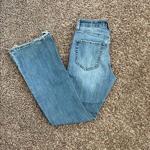 Aeropostale Women's Flared Blue Jeans